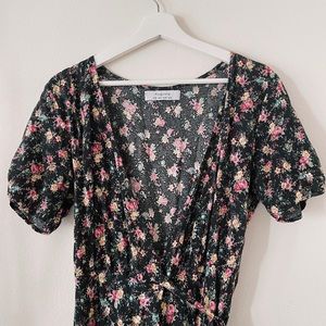 Auguste The Label floral wrap dress
